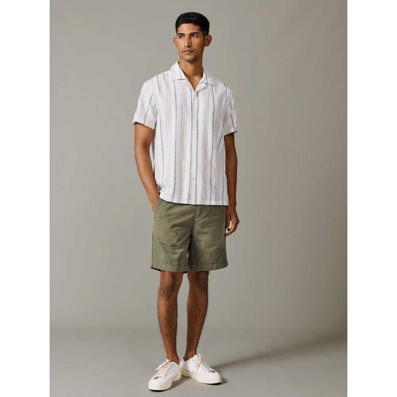 Aubin Abbey Cuban Collar Short Sleeved Shirt image number 3